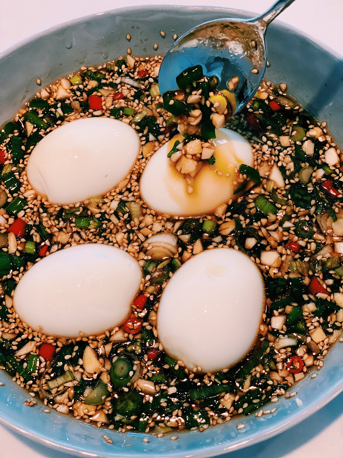 Korean Marinaded Eggs