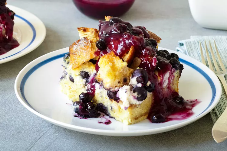 Overnight Blueberry French Toast