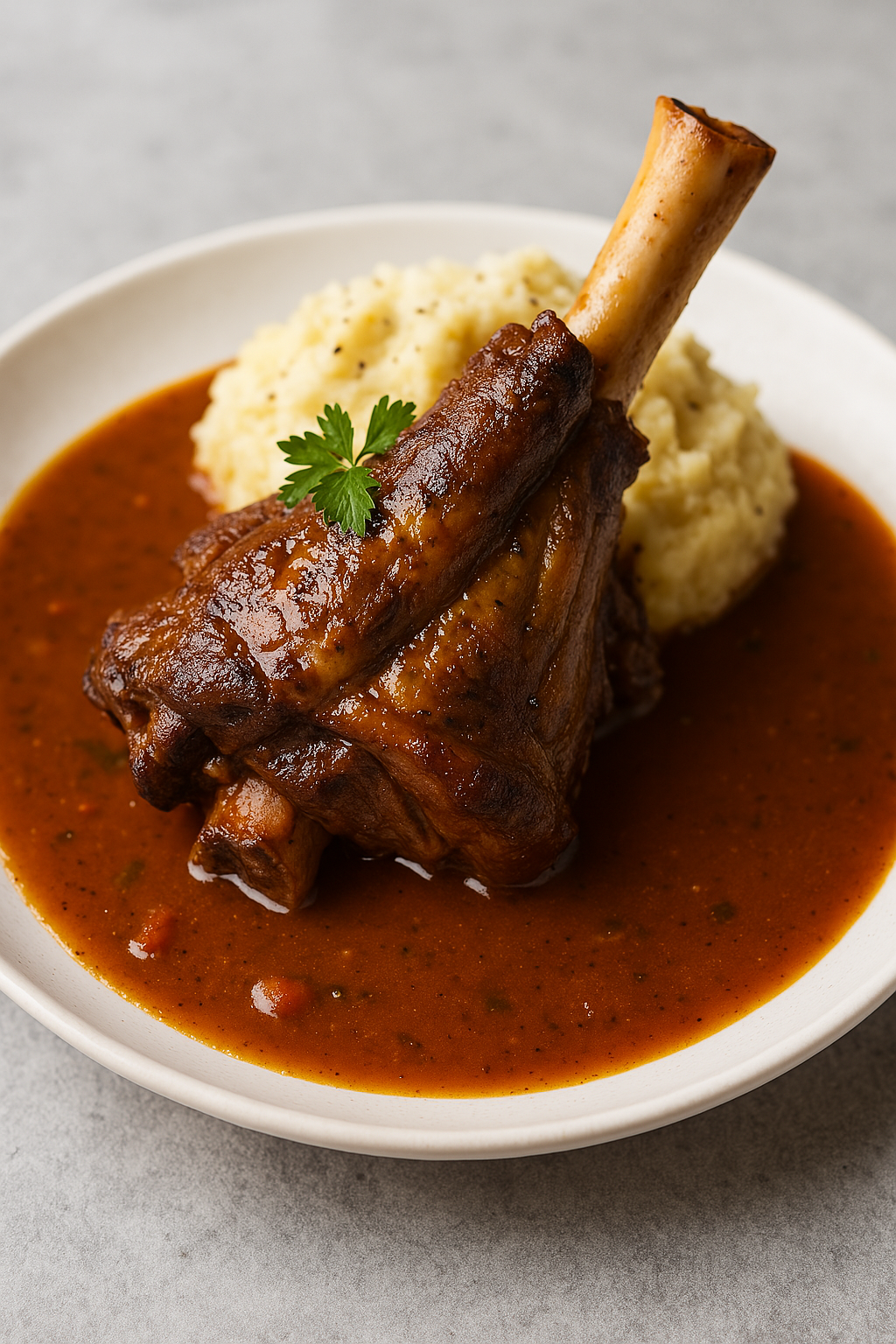Slow-Cooked Lamb Shanks