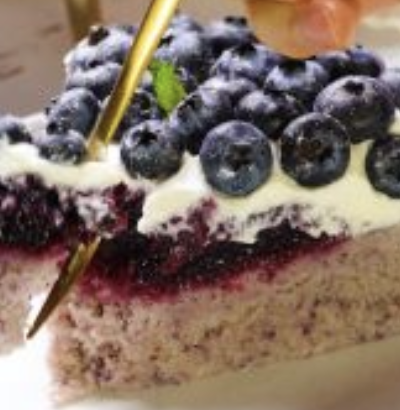 Blueberry Rice Cake