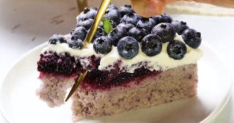 Blueberry Rice Cake